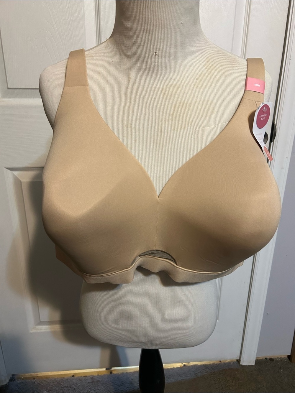 Cacique Smooth Nude Full-Coverage Wireless Bra